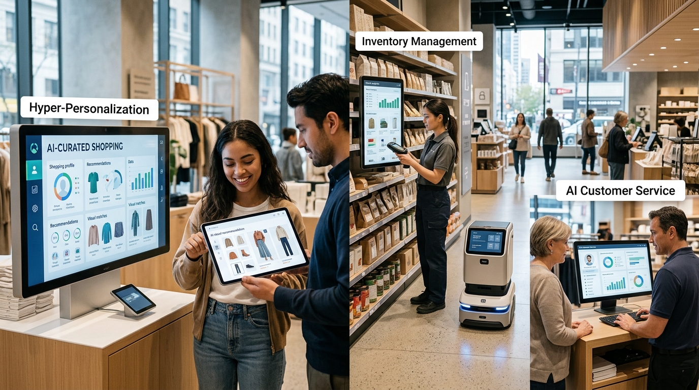 Comment l'intelligence artificielle transforme le commerce de détail et l'e-commerce