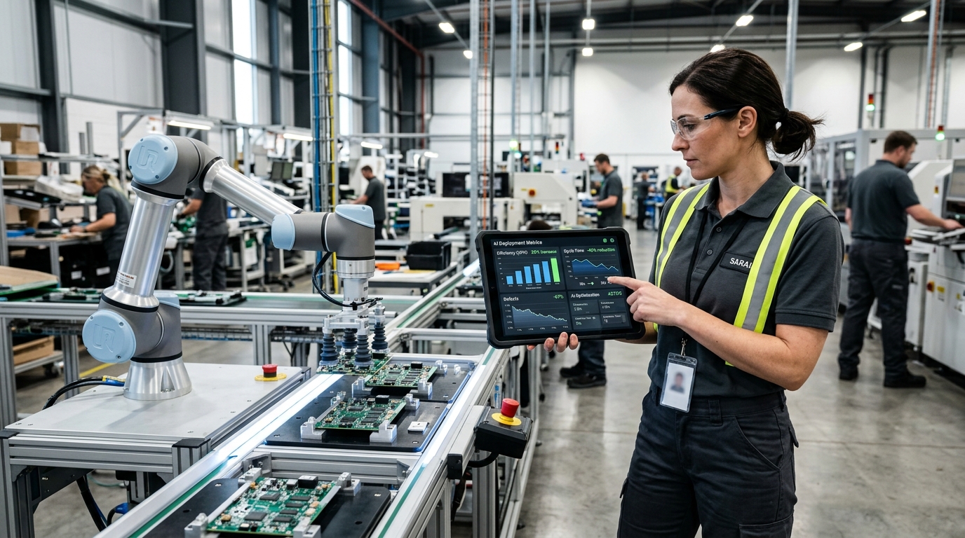 Étude de cas : l'intelligence artificielle dans l'industrie manufacturière